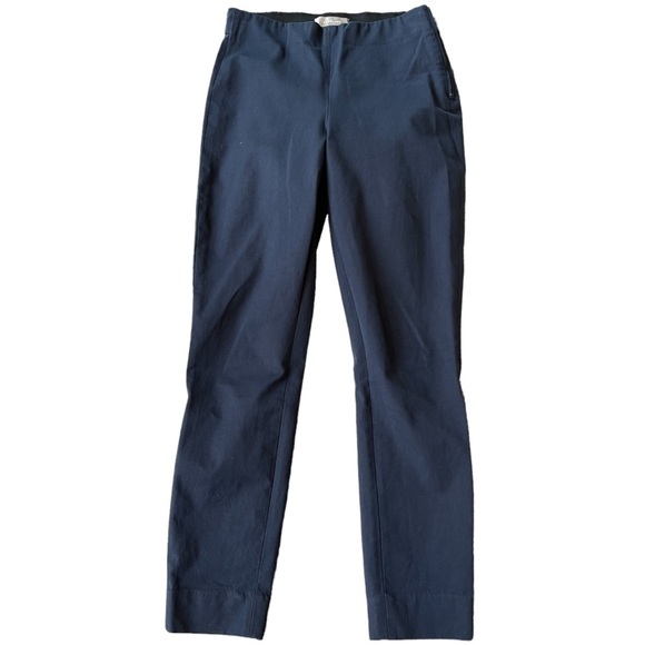 Everlane Pants Womens Navy Blue Stretchy Office Skinny Pants Size Small - Picture 1 of 6